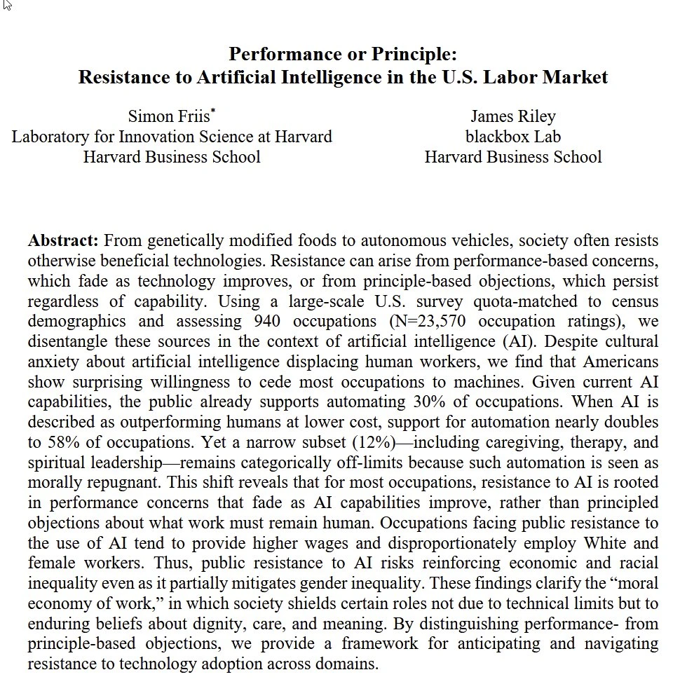 Abstract of Performance or Principle